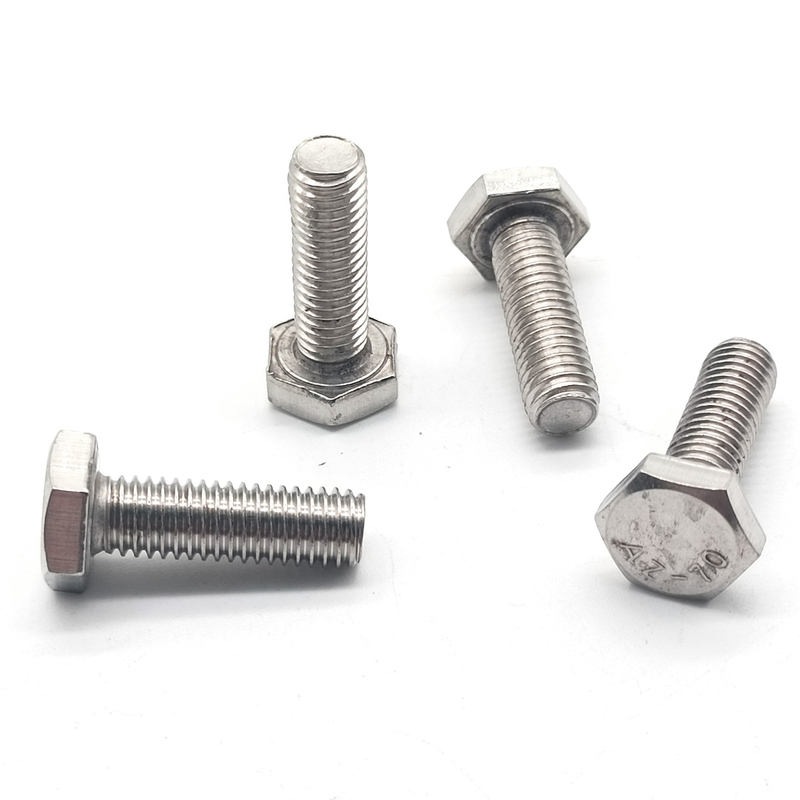 DIN933 A2-70 SS201 M8x25 Stainless Steel Full Threaded Hex Head Bolts