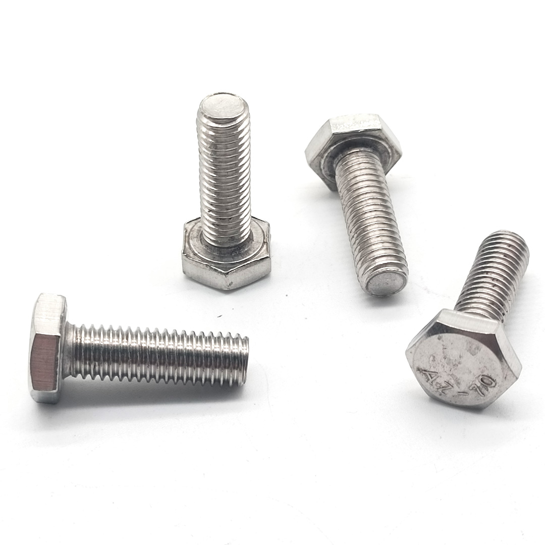 DIN933 A2-70 SS201 M8x25 Stainless Steel Full Threaded Hex Head Bolts