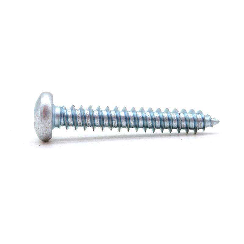 DIN7981 Blue And White Zinc Pan Head Self Tapping Screws with Cross Recessed
