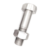 Stainless Steel ANSI/ASME A490M Half-thread Heavy Hexagon Bolt with Nut