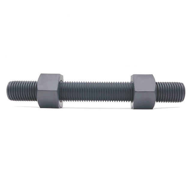 Black Carbon Steel Wholesale Teflon Coated Bolts Full Threaded Rod Stud