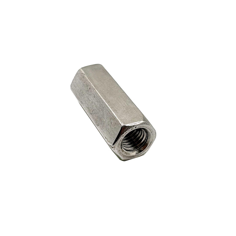 Long Hex Coupling Nut DIN6334 Customized Size Metric Stainless Steel 304 Hexagon Nut