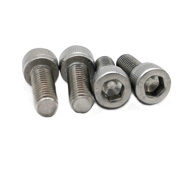 A2-70 DIN912 Stainless Steel SS304 SS316 Socket Head Knurled Machine Cap Screws With Washer