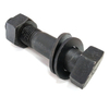  Carbon Steel ASTM A193 DIN931 Black Heavy Hex Structural Bolt with nuts