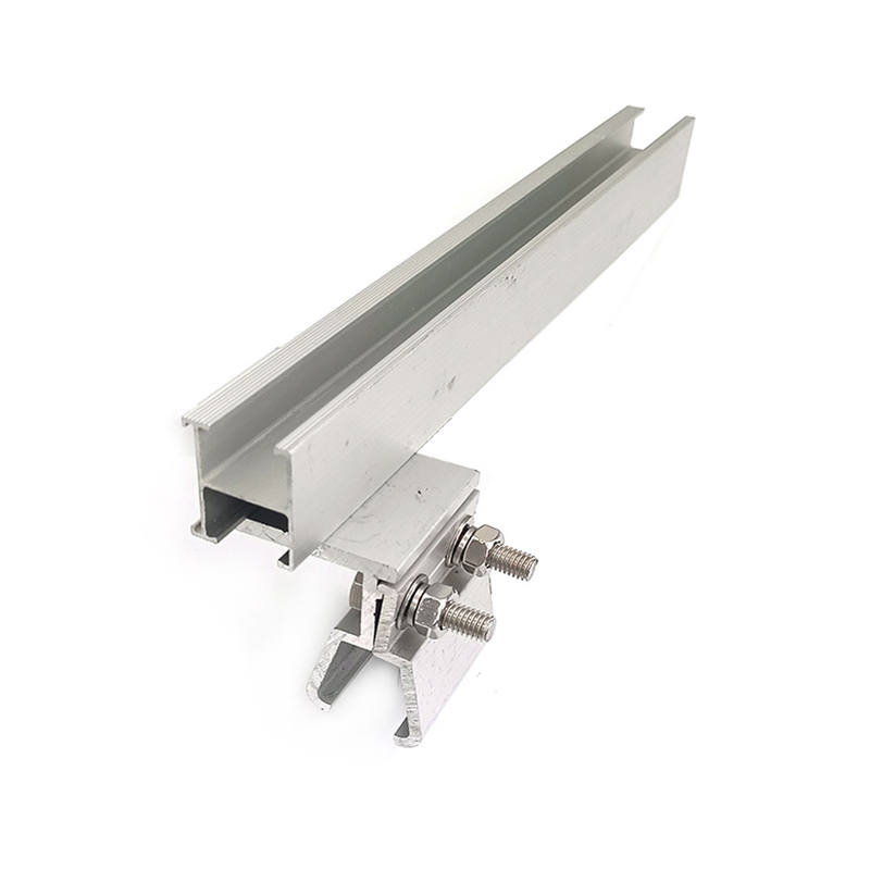 Hot Sales Photovoltaic Aluminum H Shape Rail with Klip Lok Clamp for Solar Mount Bracket
