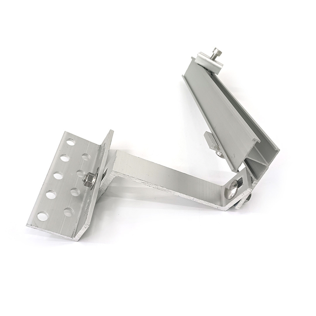 Solar Panel Aluminum Adjustable Roof Hook And Rail Solar Bracket for Roof Mounting System