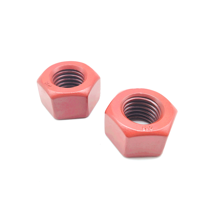 ASTM A194/A194M 2H 2HM Red Teflon Hex Head Nut