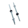 Carbon Steel C1022 Dowel Screw Hanger Bolts with Three Flange Nuts for Wood