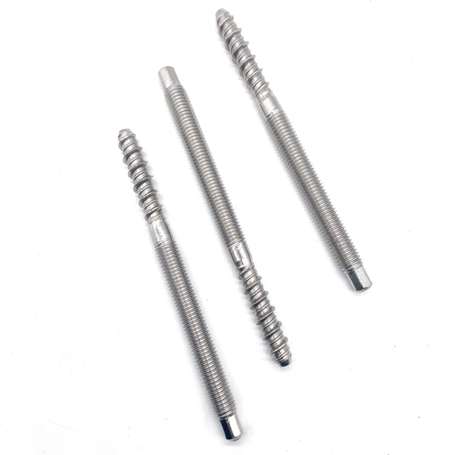 304 316 Stainless Steel Screw Dowel Double Head Hanger Bolts in Solar Mounting