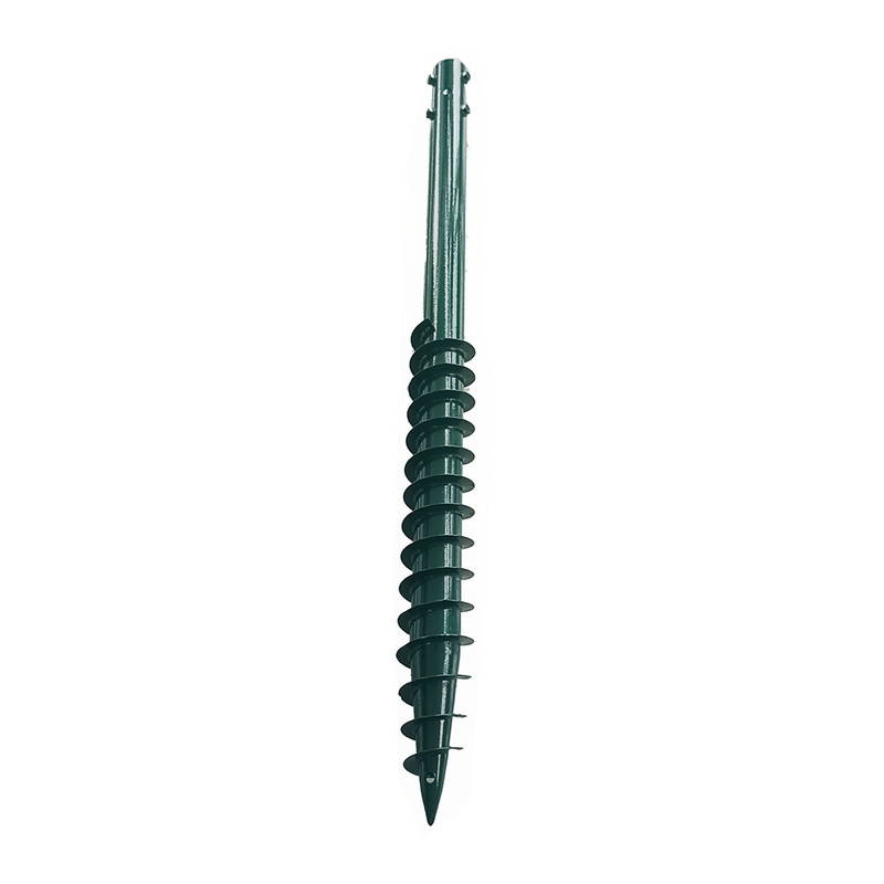Factory Customized Spray Green Q235B Q355B N Series Solar Anchor Foundation Ground Screw 