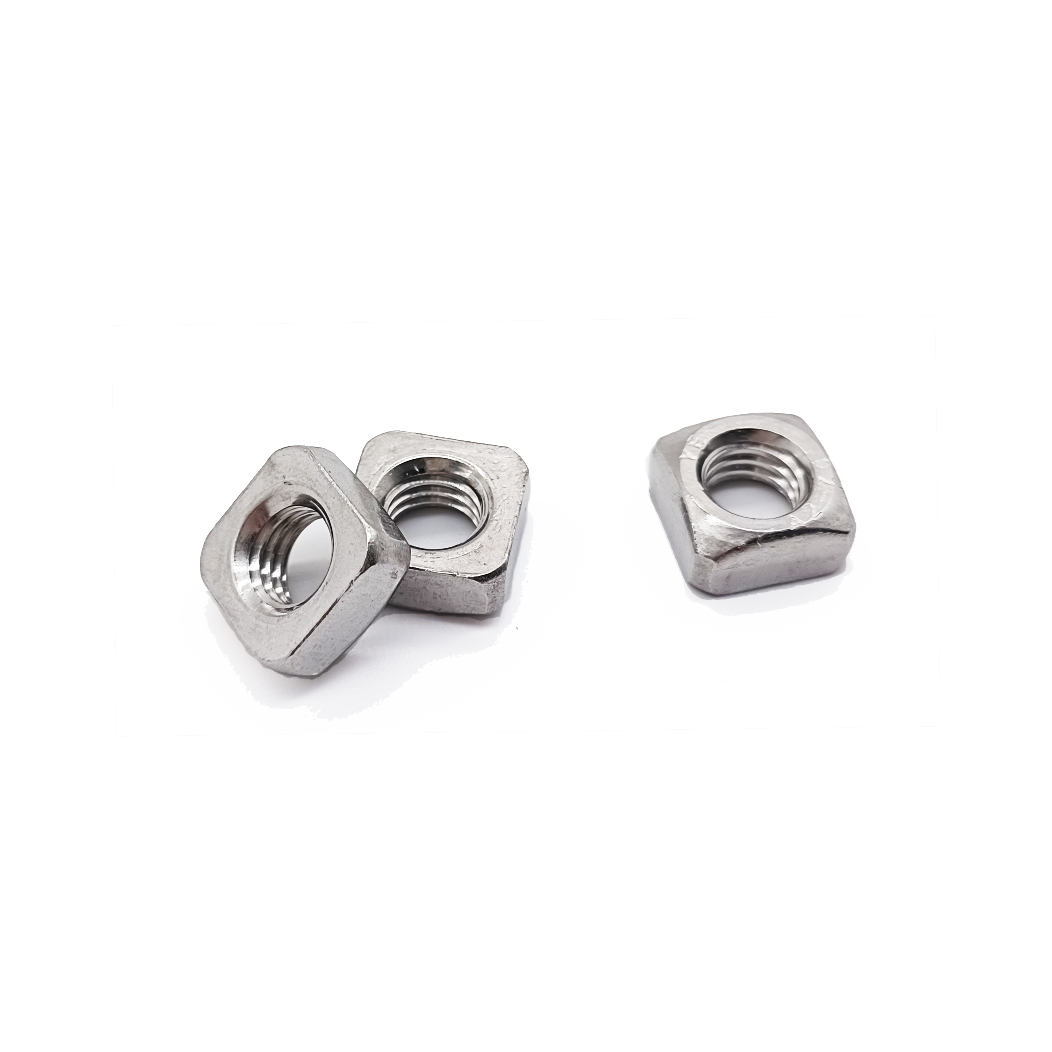 China Supply Factory Price Stainless Steel DIN557 M3 M4 M5 Square Nut 