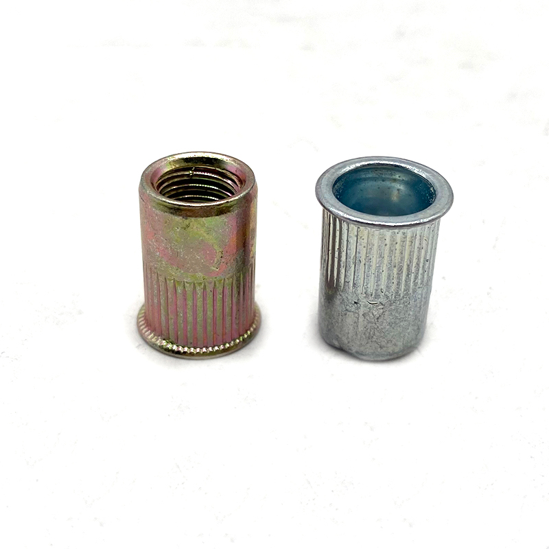 Aluminium Cylindrical Waterproof Blind Knurled Flat Head Carbon Steel Rivet Nut