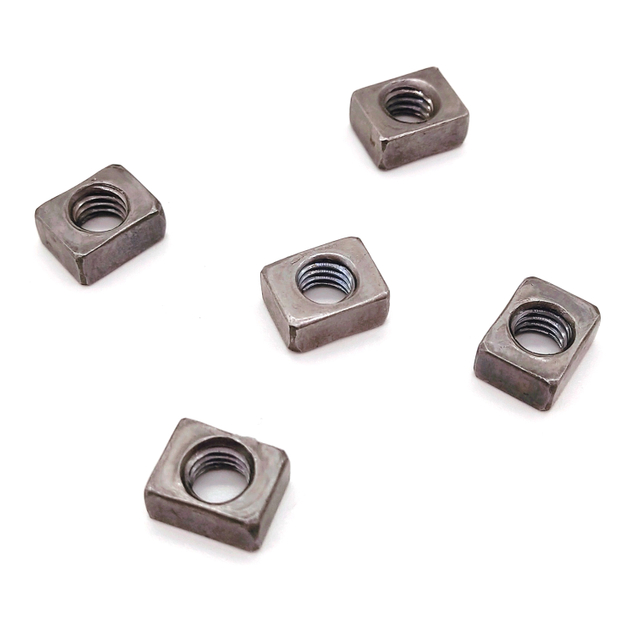 Iron Grade 4.8 Plain M5 M6 Auto Spare Parts Rectangle Square Nut 