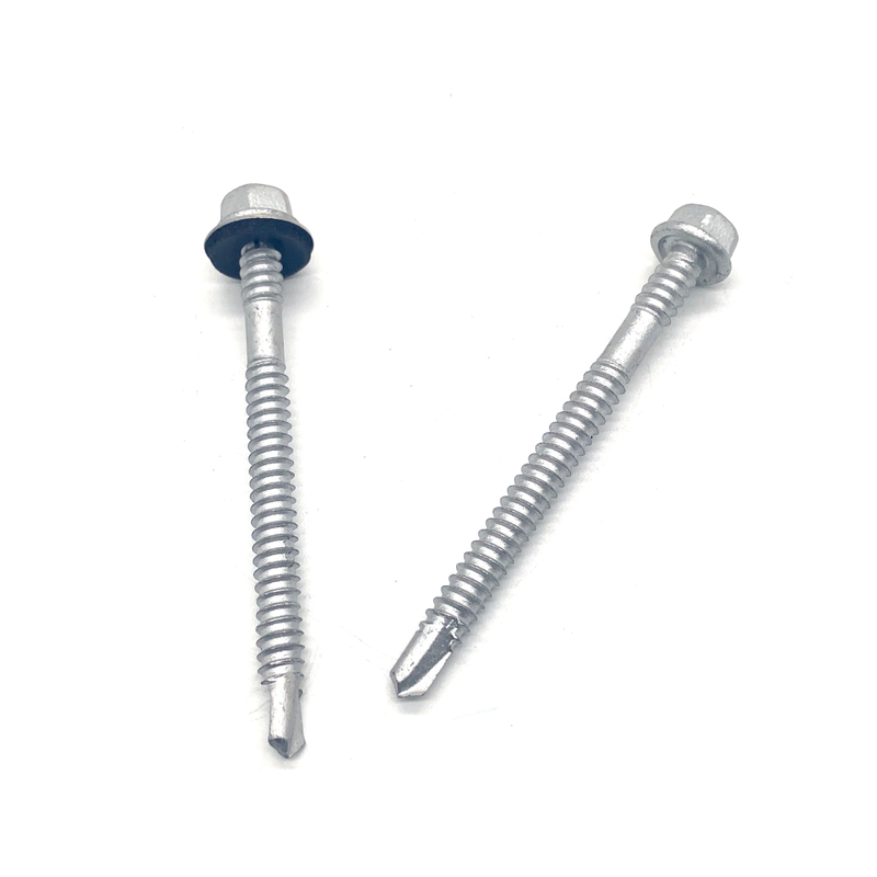SS316+SCM435 M6 M5.5 Hex Head Composite Self Drilling Bi-Metal Screw