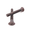 Long Blackened Carbon Steel Flat Head Coach Bolt