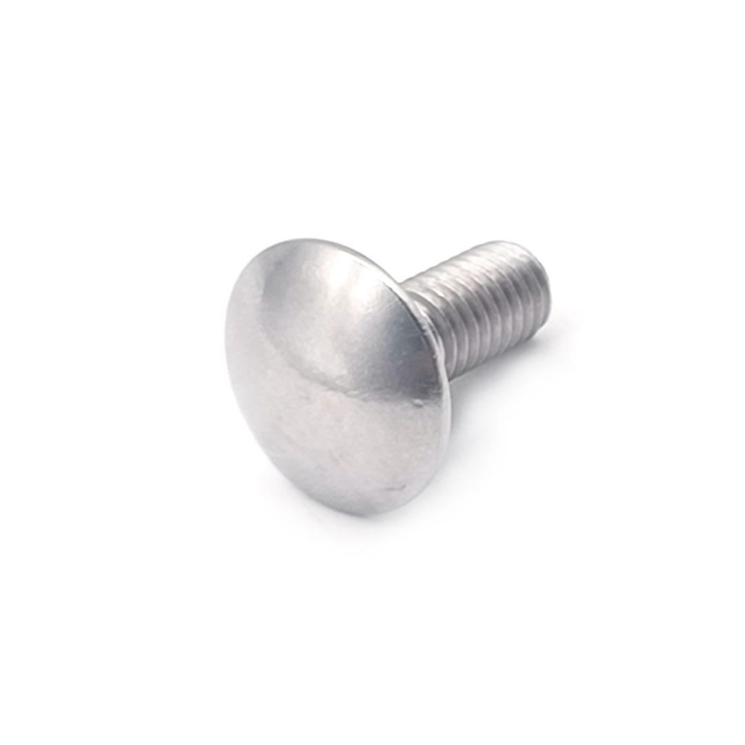 SS304 SS316 M8 25mm DIN603 Small Coach Bolts with Round Head Square Neck