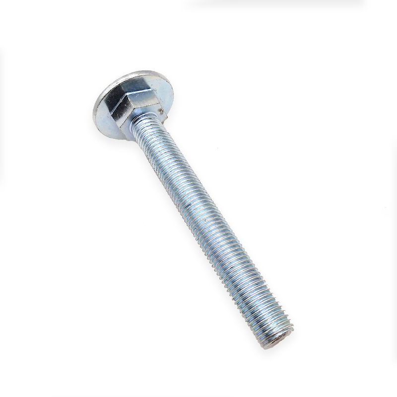 Din Carbon Steel Hot Dip Galvanized Gr Gr Full Thread Carriage Bolt From China