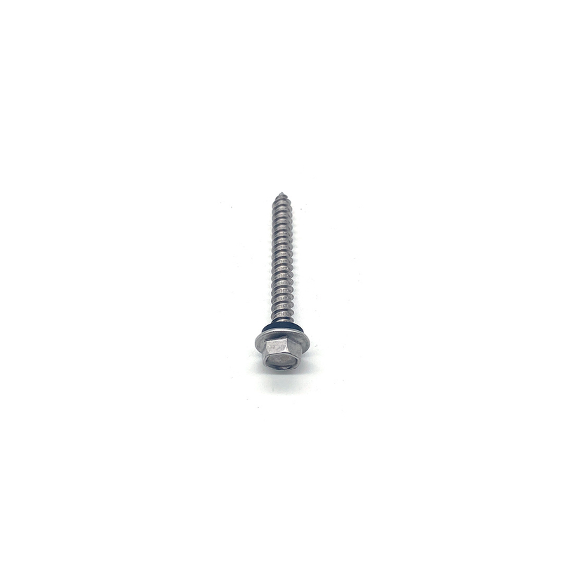 Hex Flange Head Stainless Steel Self Tapping Screw with EPDM Washer