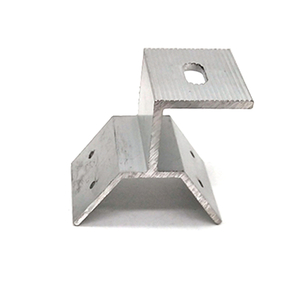 Aluminum Solar Mounting Standing Seam Metal Tin Solar Roof Trapezoidal Roof Fixture Clamp Clip