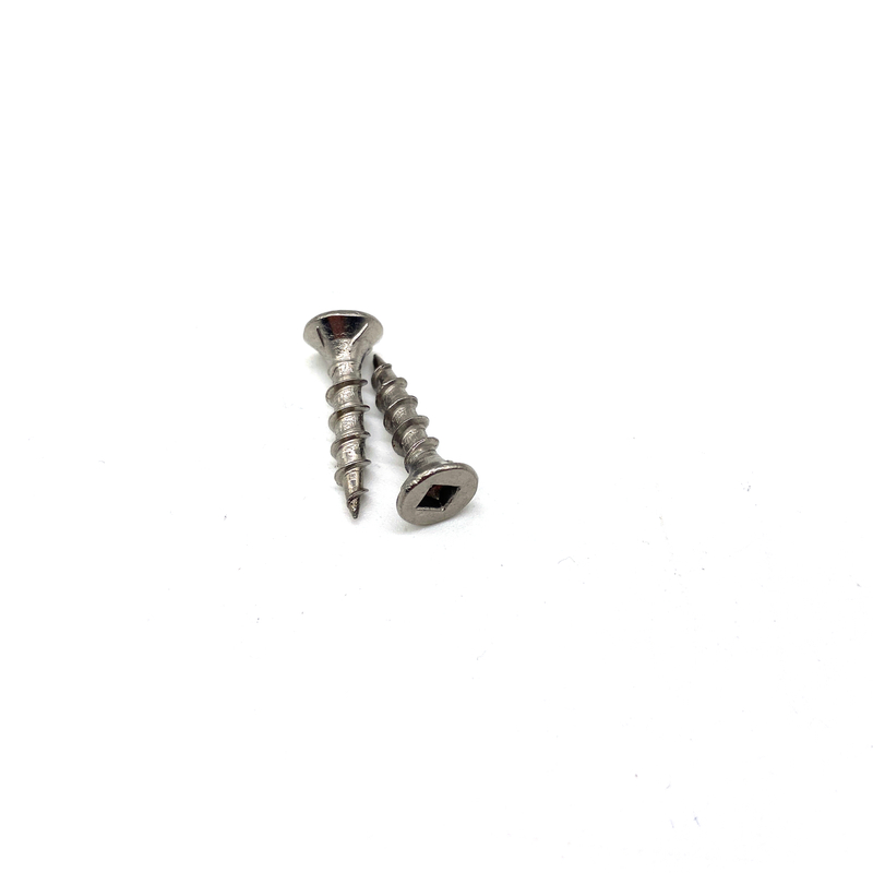 Stainless Steel 304 316 Square-Recessed Flat Countersunk Head Self Tapping Screws