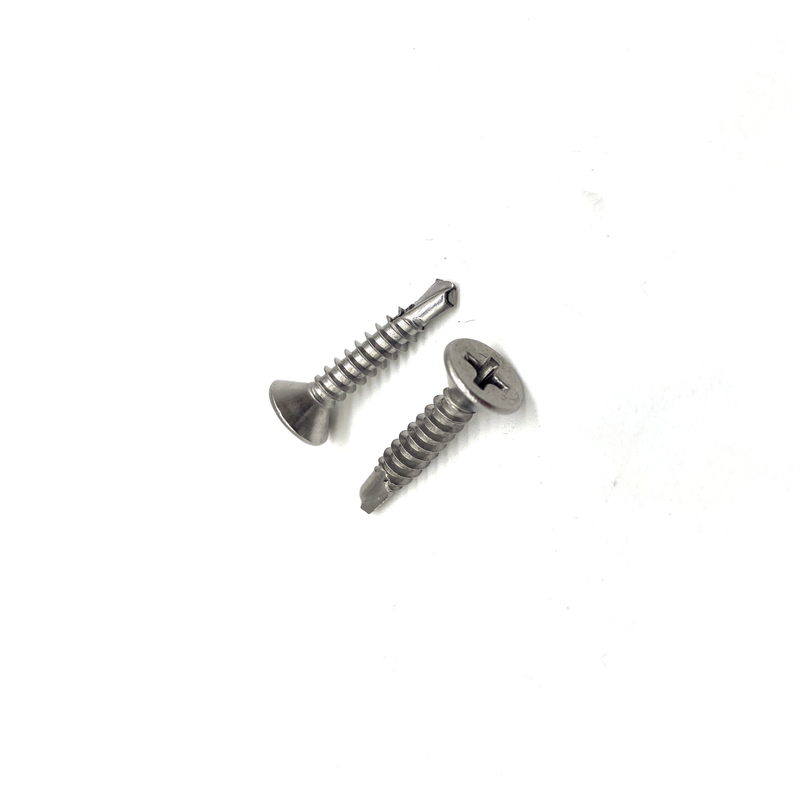 DIN7504P A2 A4 Cross Recessed Countersunk Head Stainless Steel 304 316  Self-Drilling Screws
