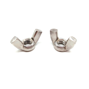 Standard Type DIN314 Stainless Steel Pressing China Factory Wing Nut with Edged Wings