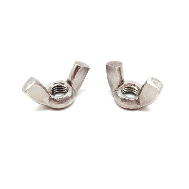Standard Type DIN314 Stainless Steel Pressing China Factory Wing Nut with Edged Wings