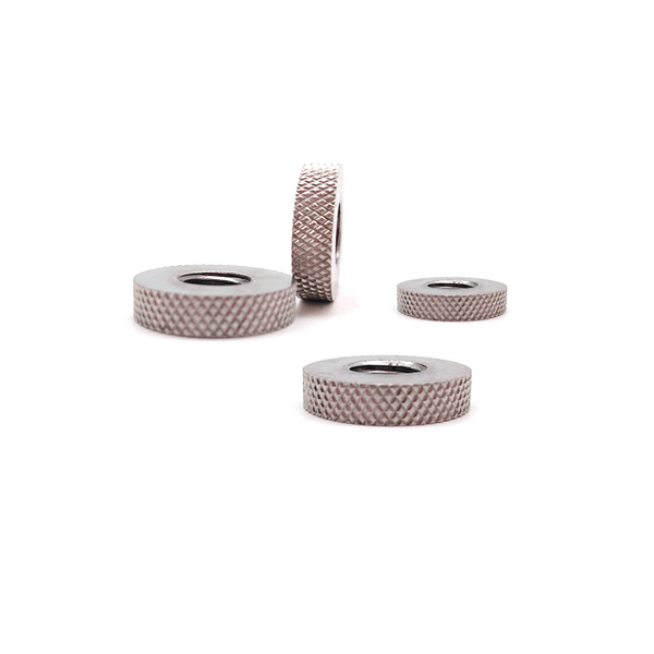 Wholesales Oem Custom M3-M10 304 Stainless Steel Round Head Flat Head Knurled Thumb Nut