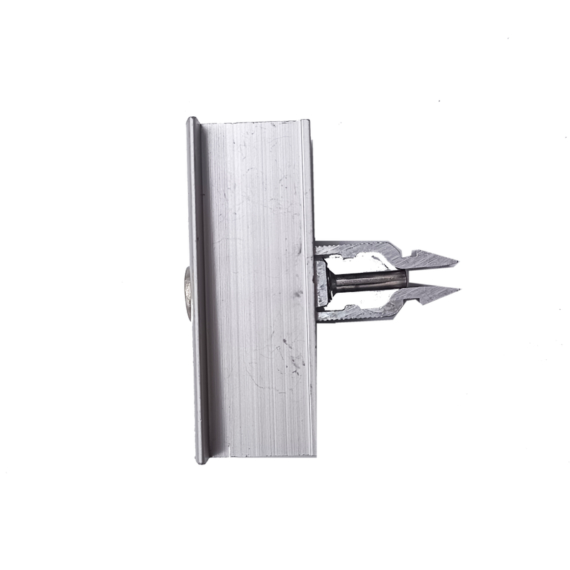 Aluminum Solar Mounting System Accessories Solar Panel End And Mid Clamp 