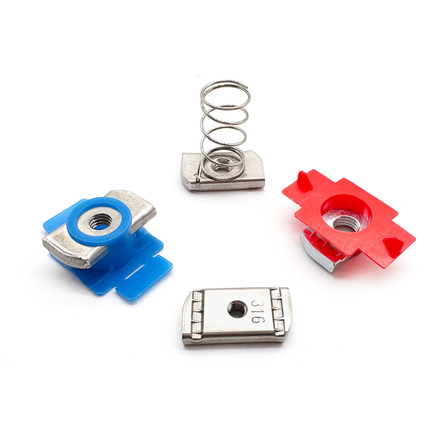 Stainless Steel Plastic Spring Nut Channel Strut Nut for Solar Mounting System