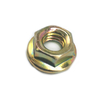 DIN6923 Yellow Color Zinc Plated Carbon Steel Hex Flange Nuts With Serrated 
