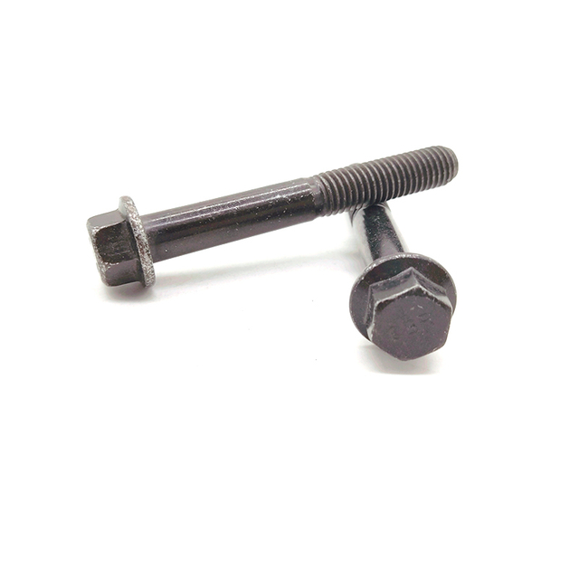  Carbon Steel Black Grade8.8 DIN6922 Hexagon Flange Bolt