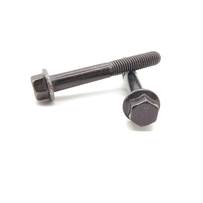  Carbon Steel Black Grade8.8 DIN6922 Hexagon Flange Bolt