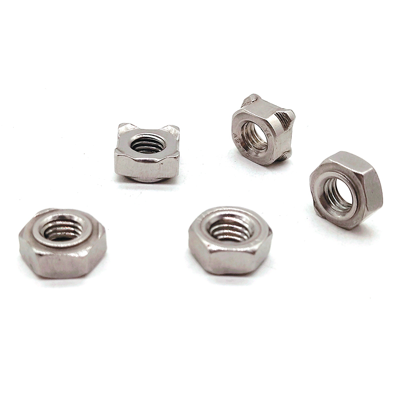 High Quality Custom Stainless Steel DIN928B A2-70 SS304 316 Square Weld Nuts