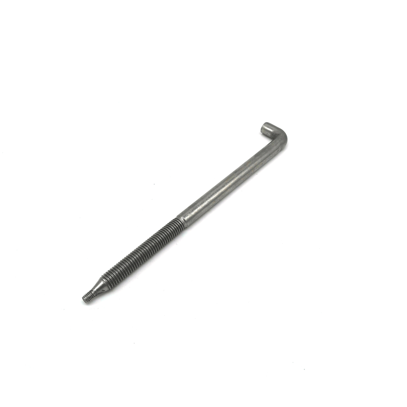 Stainless Steel J Hook Threaded Stud Anchor Bolt Connecting Rod