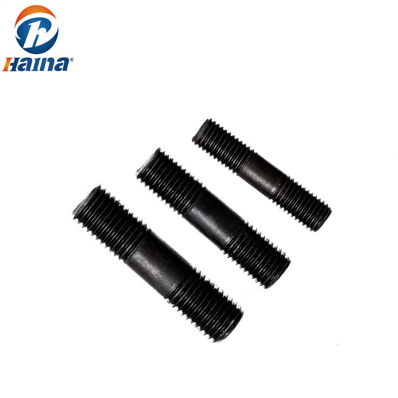 Teflon Double End Black Threaded Rods & Studs Bolt