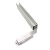 Solar Adjustable Hook And Aluminum Rail Bracket for Solar Panel Metal Roof Mounts