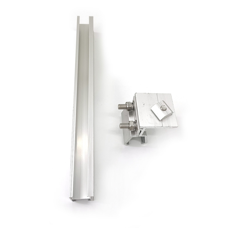 Hot Sales Photovoltaic Aluminum H Shape Rail with Klip Lok Clamp for Solar Mount Bracket