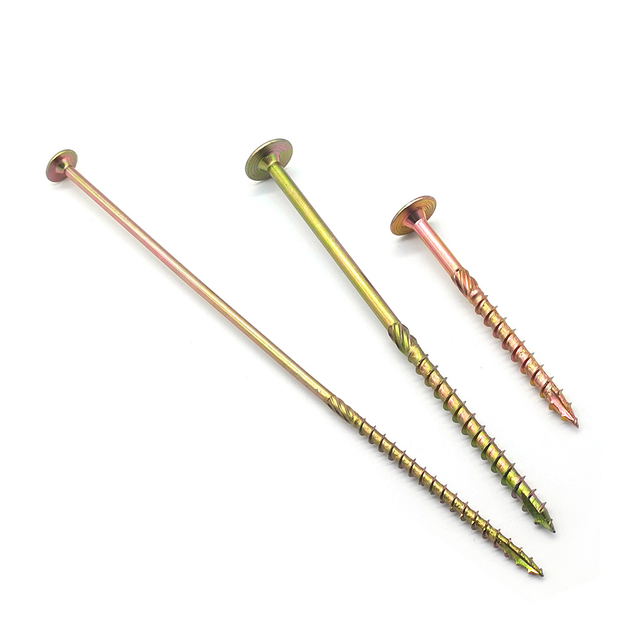 200/240mm Yellow Zinc High Quality Torx Pan Head Cutting Tail Self Tapping Screw