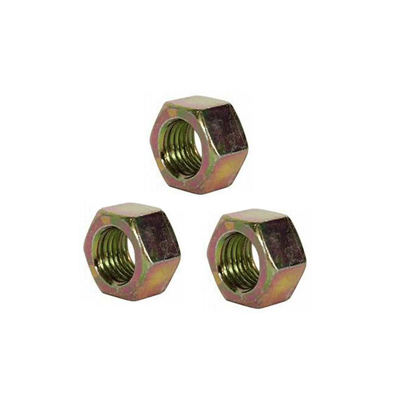 OEM Standard Size M12 M16 M8 M64 M32 Yellow Zinc Plated Hex Nut