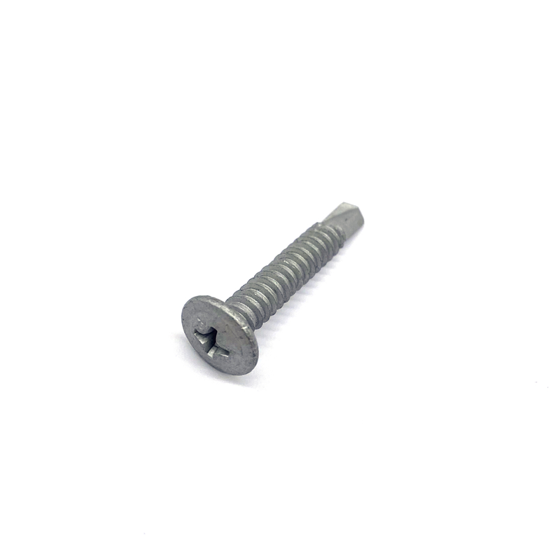 SS304+SCM435 Flat Head Cross Recessed Drilling Bi-Metal Screw for Solar Energy System
