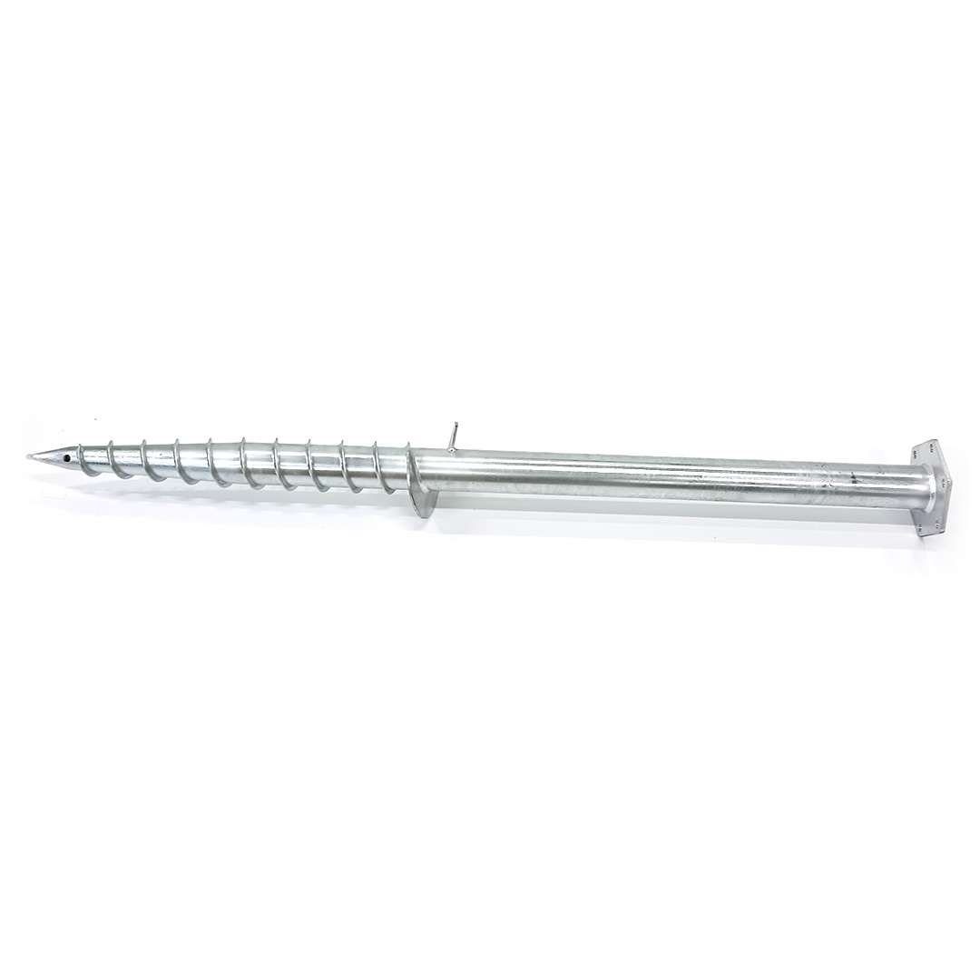 Hot Dip Galvanised Flange Head Ground Screw Anchors with Large Spiral Blades