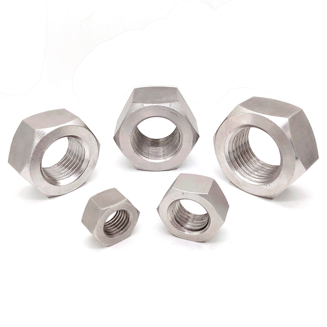 DIN934 Stainless Steel A2 A4 M20-M100 3/4-4' Metric Hex Head Nut 