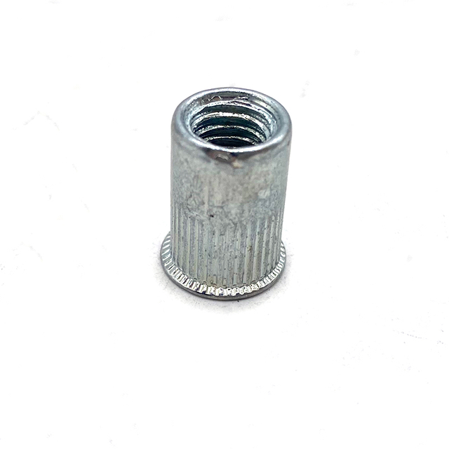 Aluminium Cylindrical Waterproof Blind Knurled Flat Head Carbon Steel Rivet Nut