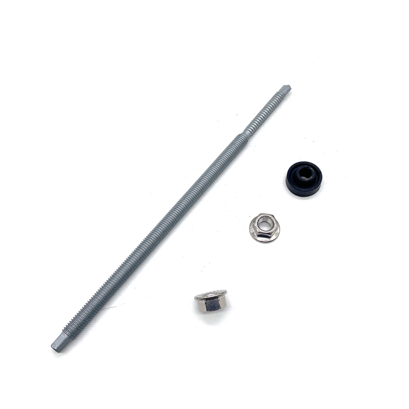 M8X249 M10X200 Carbon Steel Geomet Self Drilling Hanger Bolt for Solar Bracket