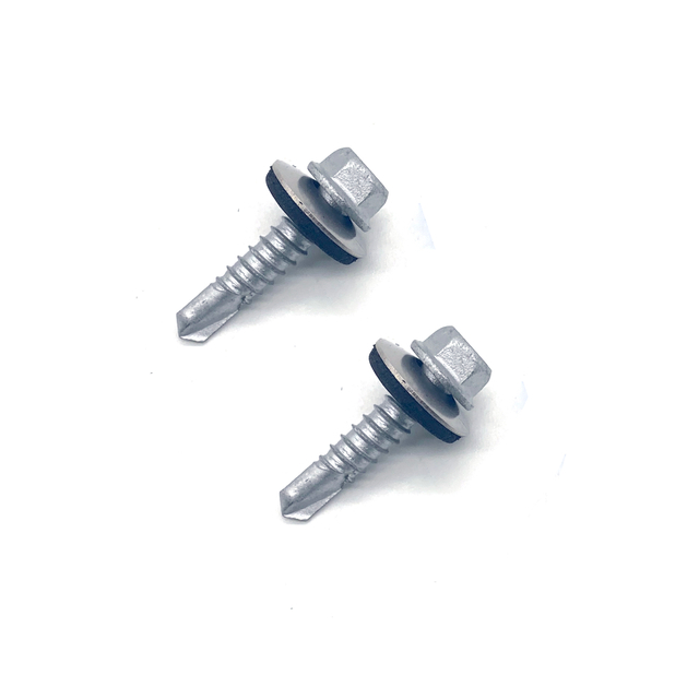 SS316+SCM435 M6 M5.5 Hex Head Composite Self Drilling Bi-Metal Screw