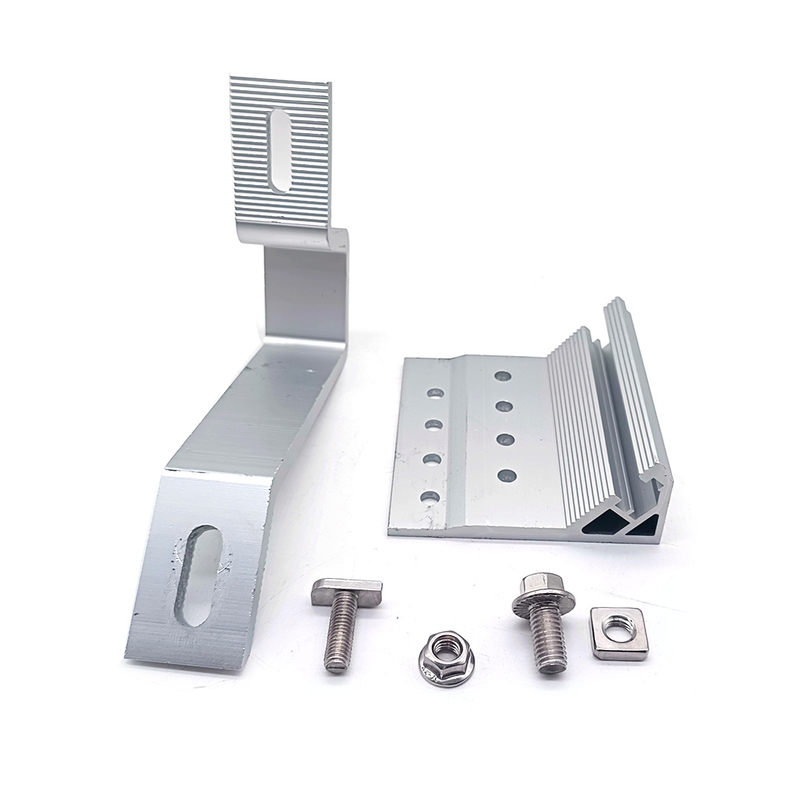 Aluminum 6082-T6 Adjustable Roof Hook for Tile Roof Solar Mounting System