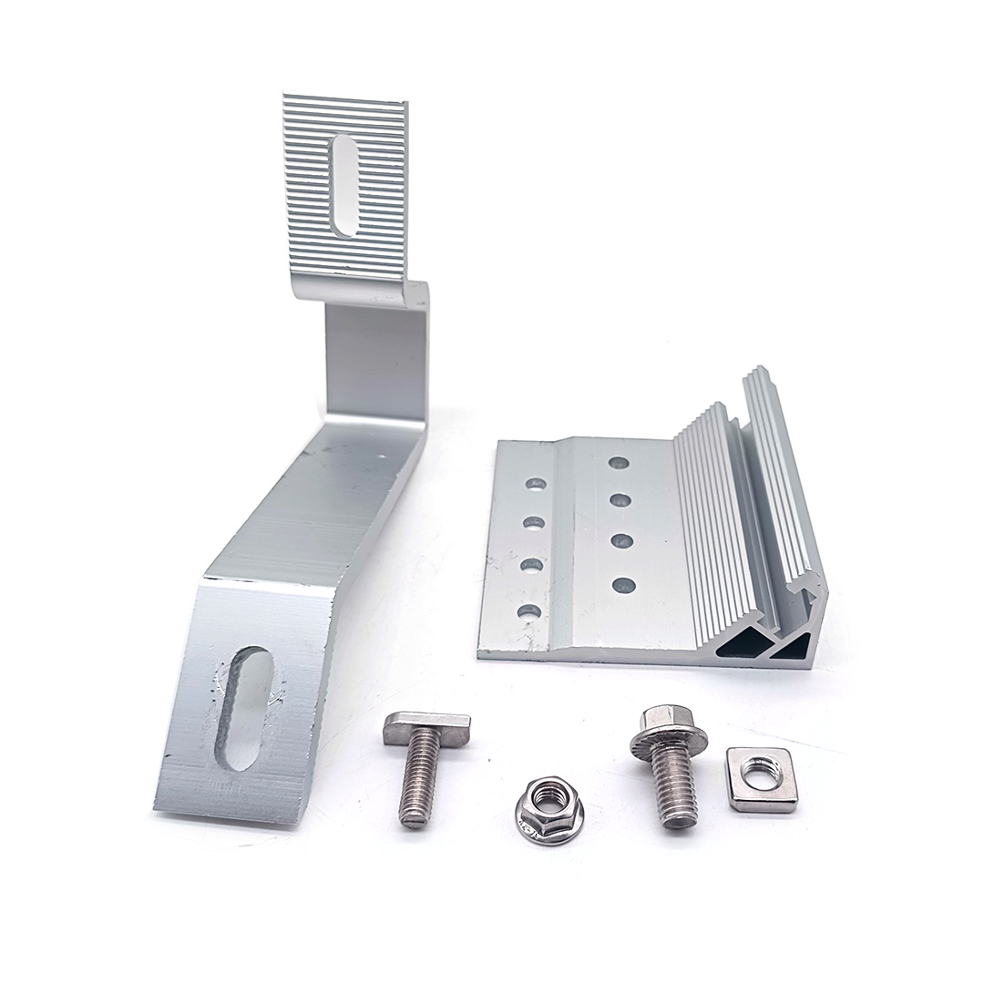 Aluminum 6082-T6 Adjustable Roof Hook for Tile Roof Solar Mounting System