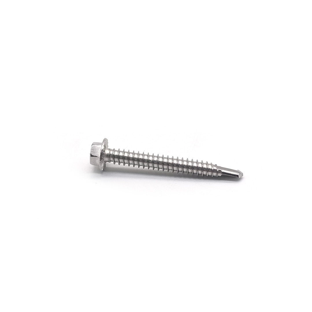 Stainless Steel Flange Head Self Drilling Screw DIN7504 from China