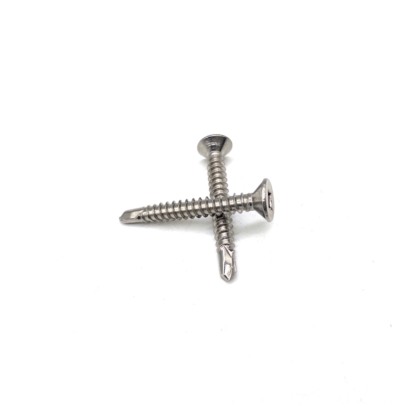 SS316 SS304 China Factory Supply Hardend Countersunk Head Self Drilling Screws